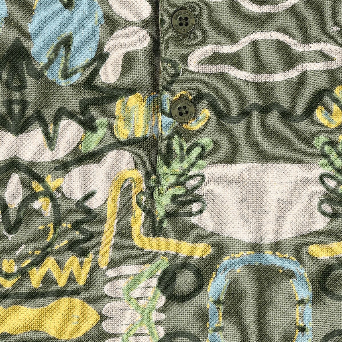 Boys Olive Green Polo Shirt