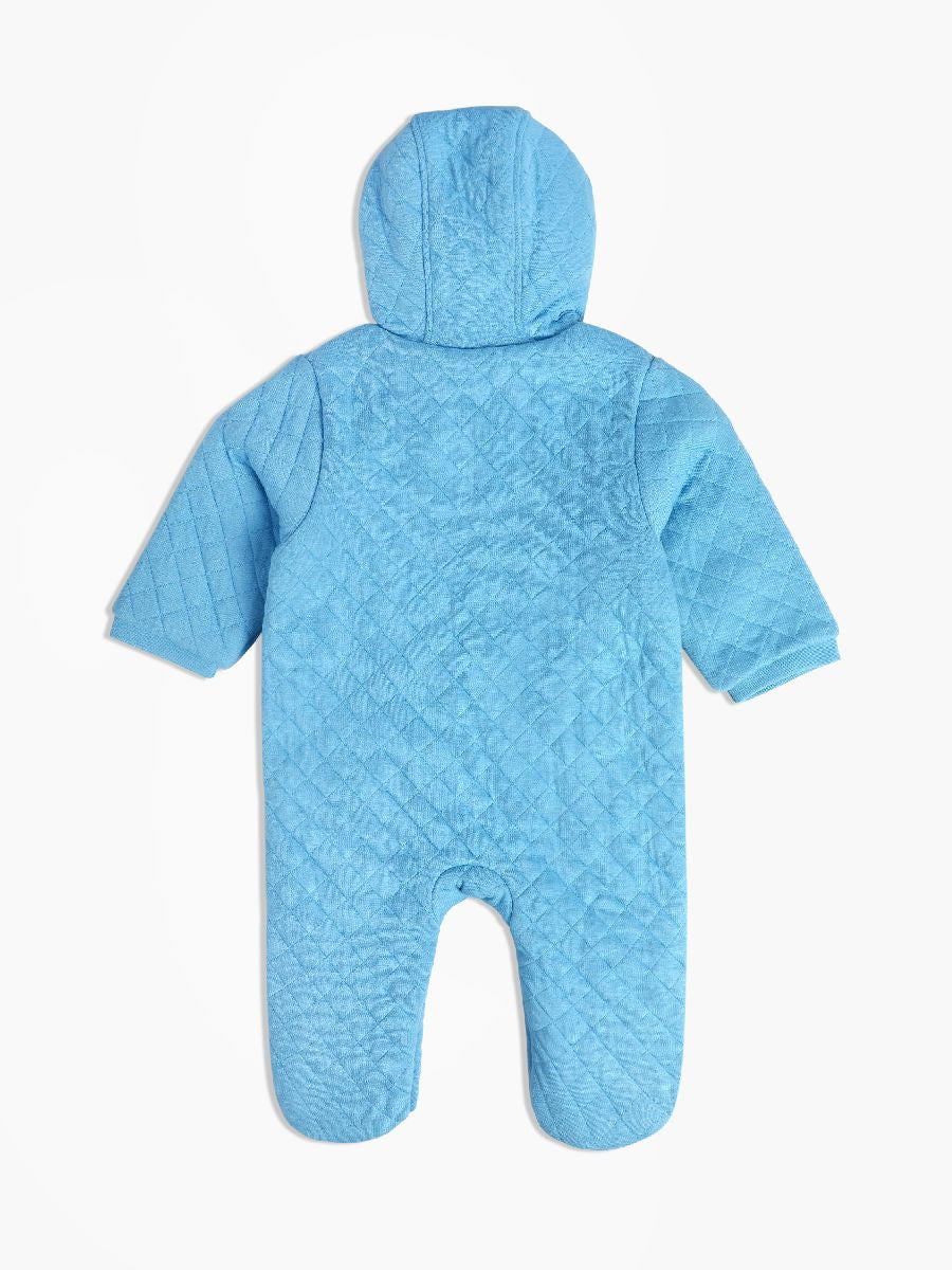 Minicuddles Boys New Born Sleep Suit - Blue