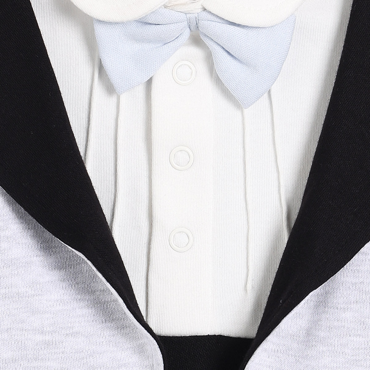 Boys Collar Long Sleeve Romper - Multi