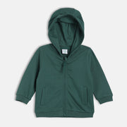 Boys Green Full Sleeve Sweat Shirt