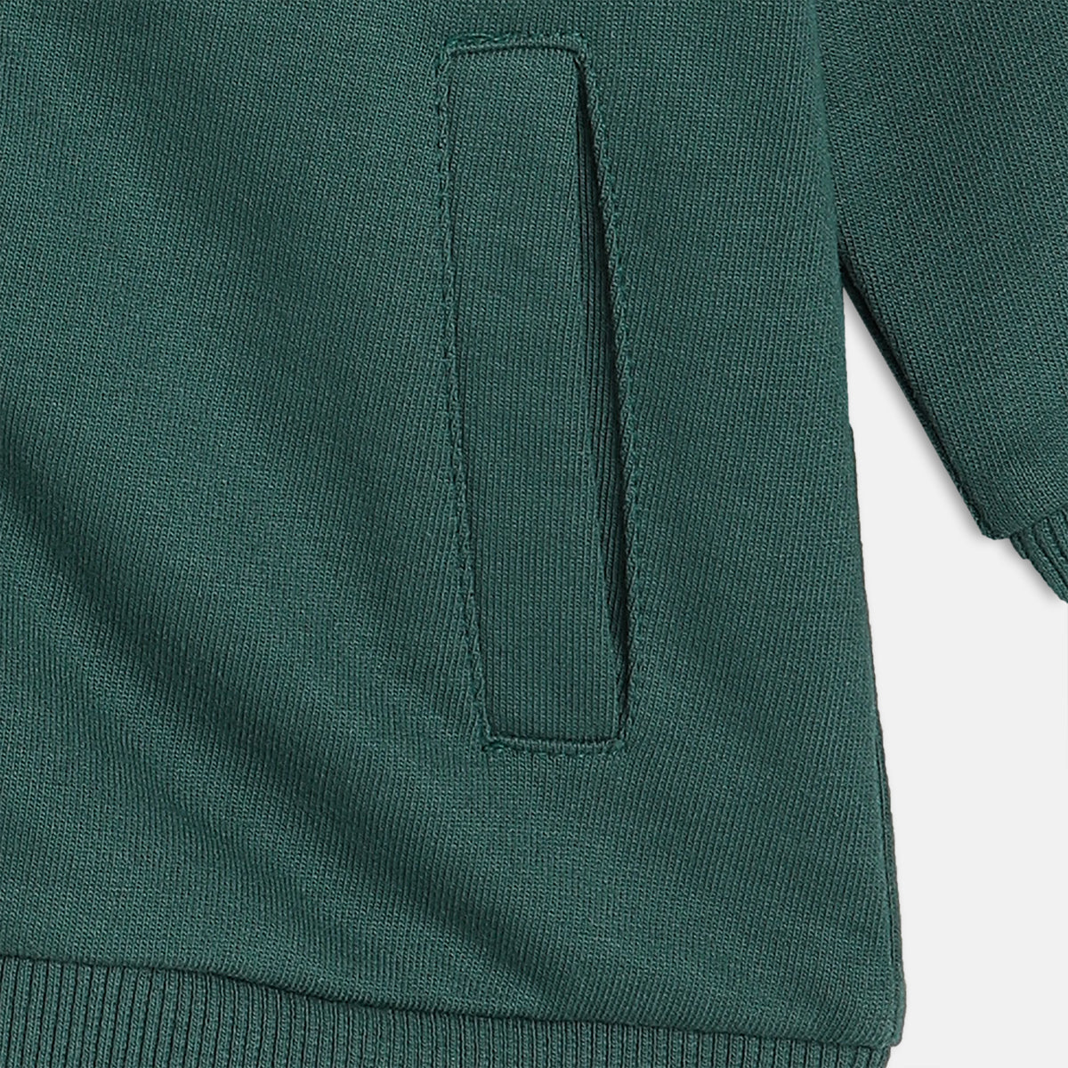 Boys Green Full Sleeve Sweat Shirt