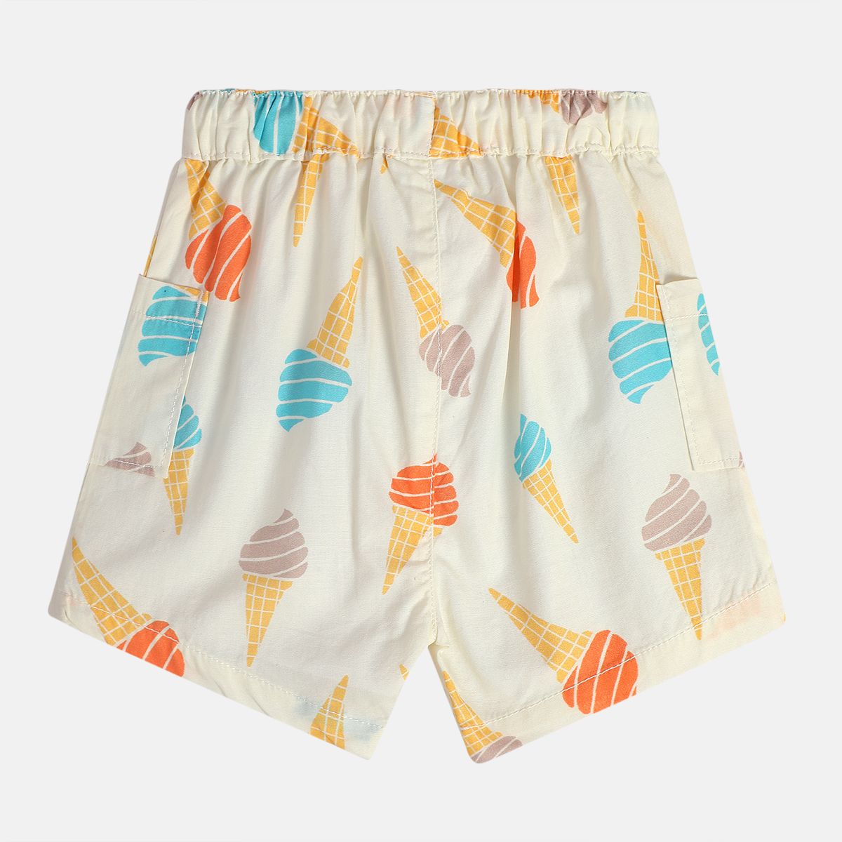 Boys Cream Shorts
