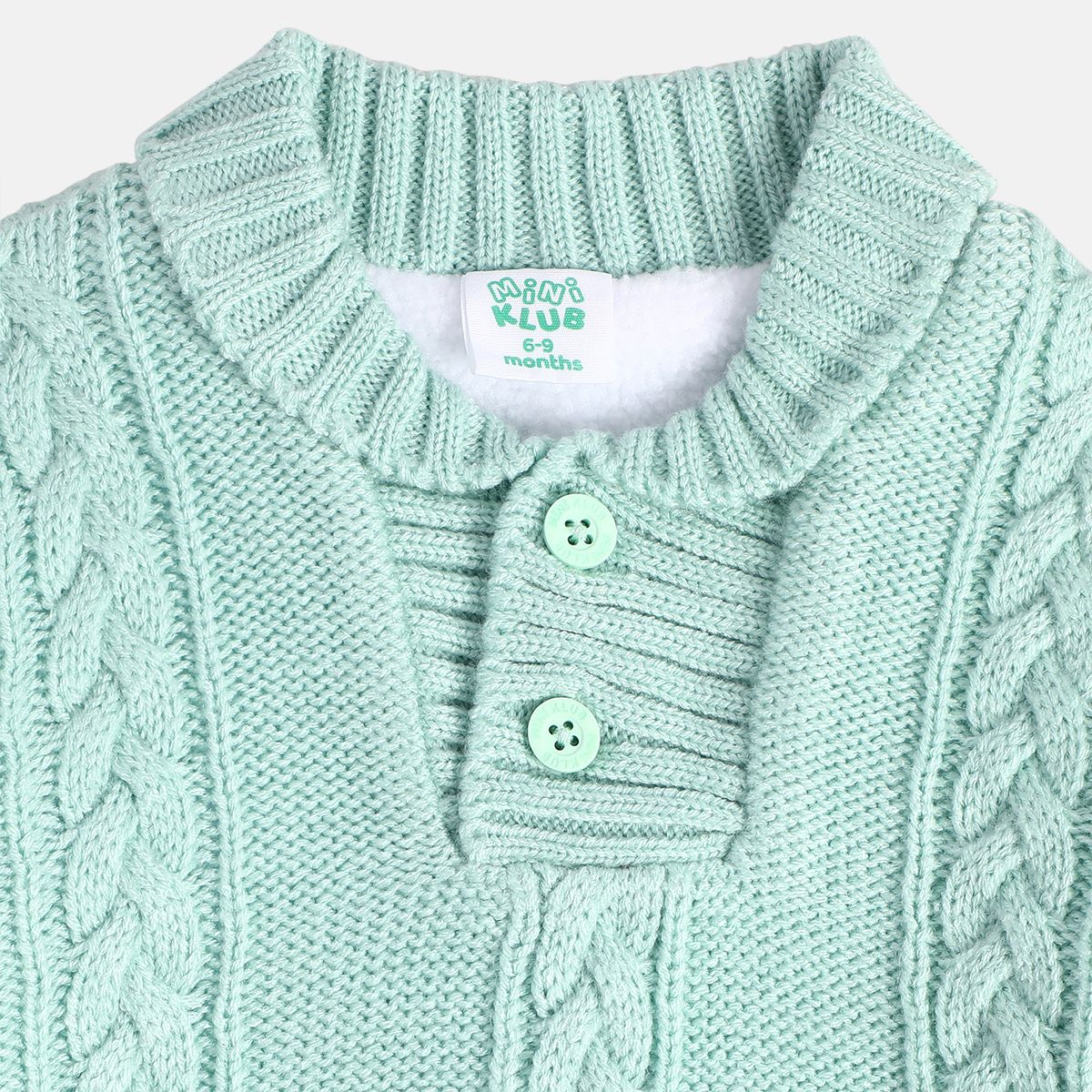 Boys Mint Green Sweater
