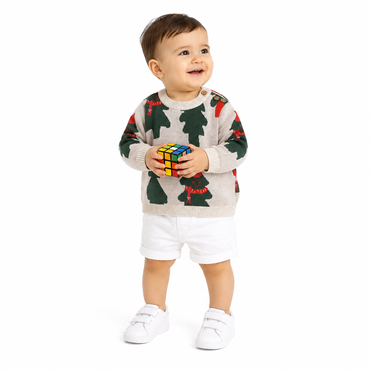 Boys Marshmallow Sweater