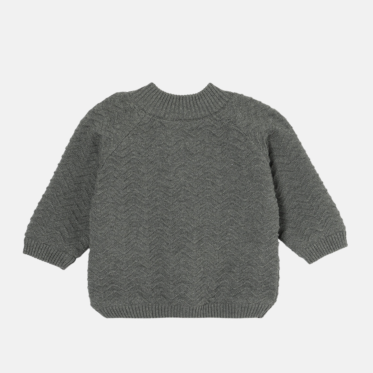 Boys Grey Turtle Neck Sweater