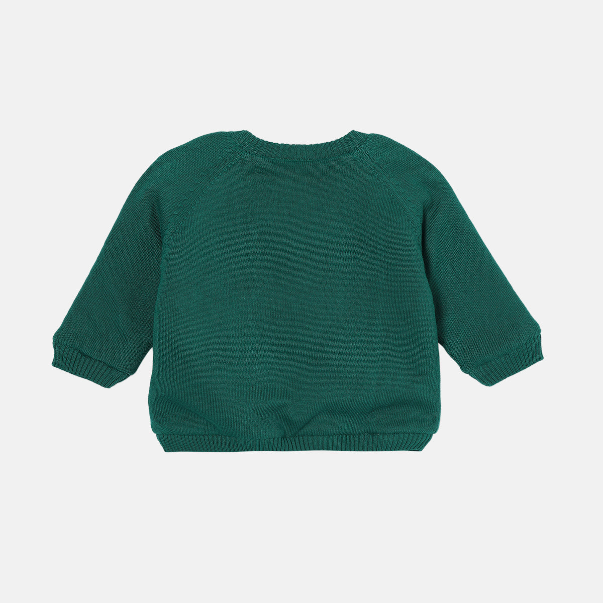 Boys Green Full Sleeve Sweater