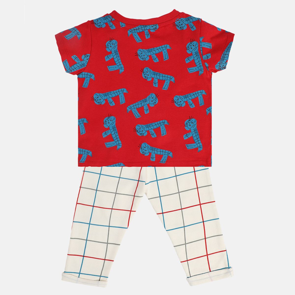Boys Multicolor Pack Of 2 Top And Bottom