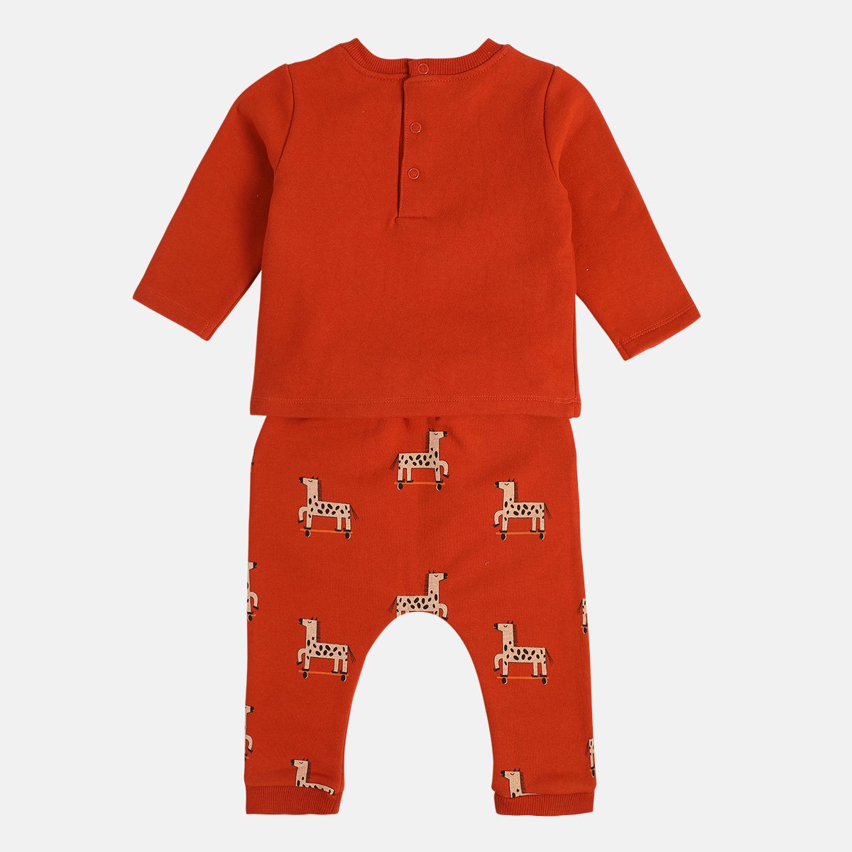 Boys Rust Top And Bottom