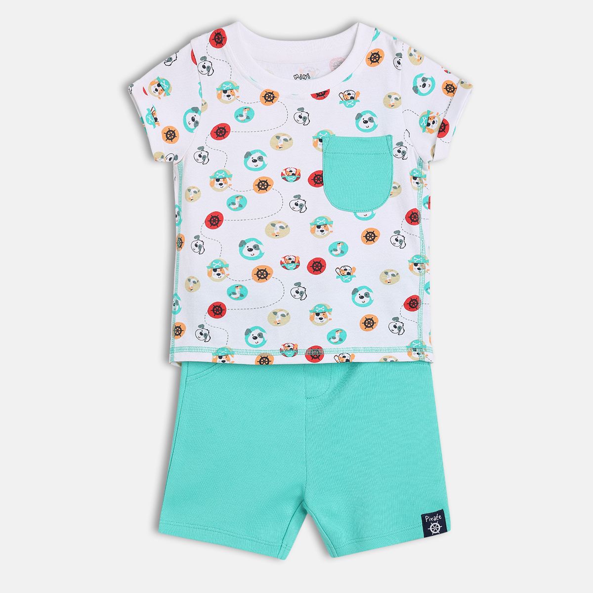 Boys Multi T-Shirt And Bottom