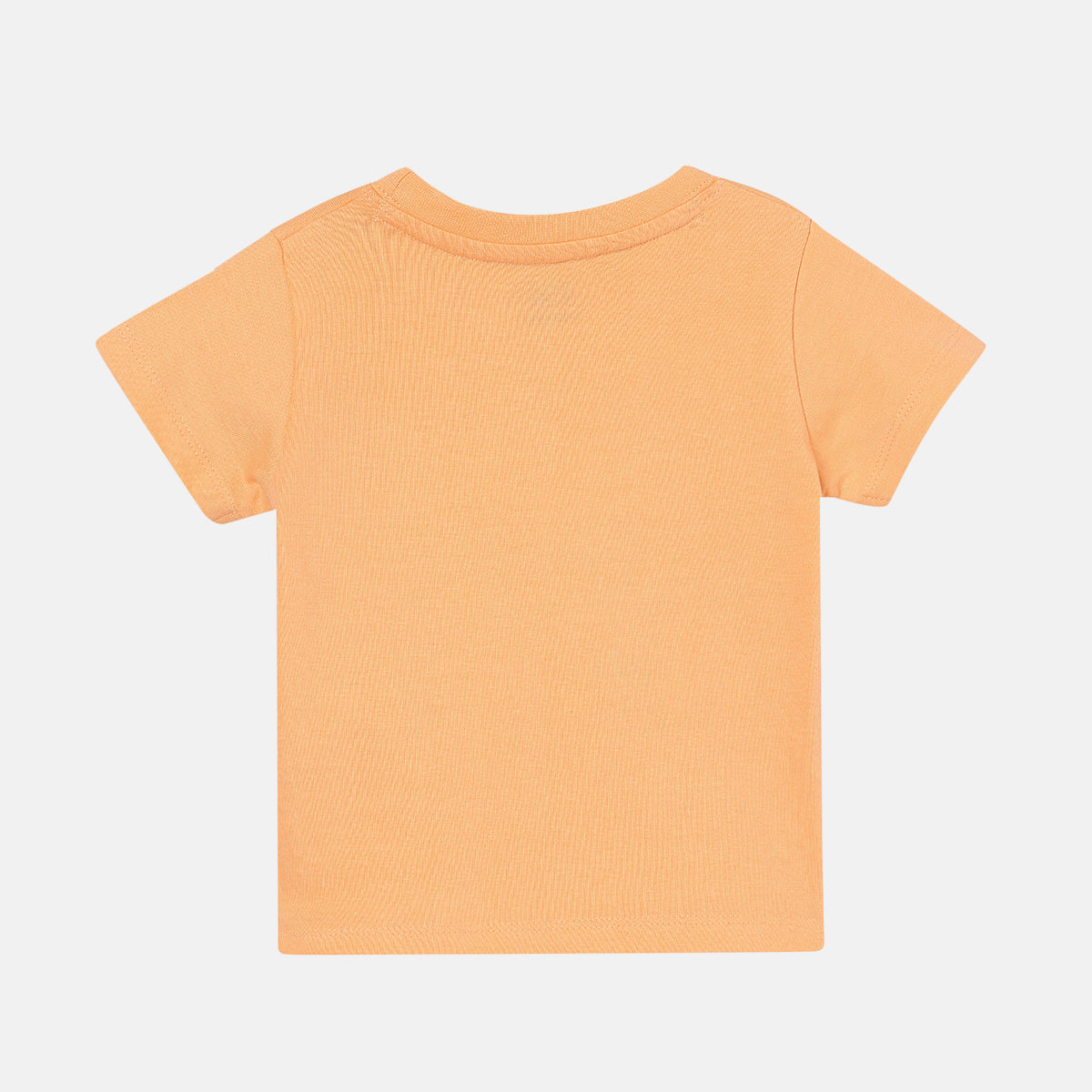Boys Peach T-Shirt And Bottom Set