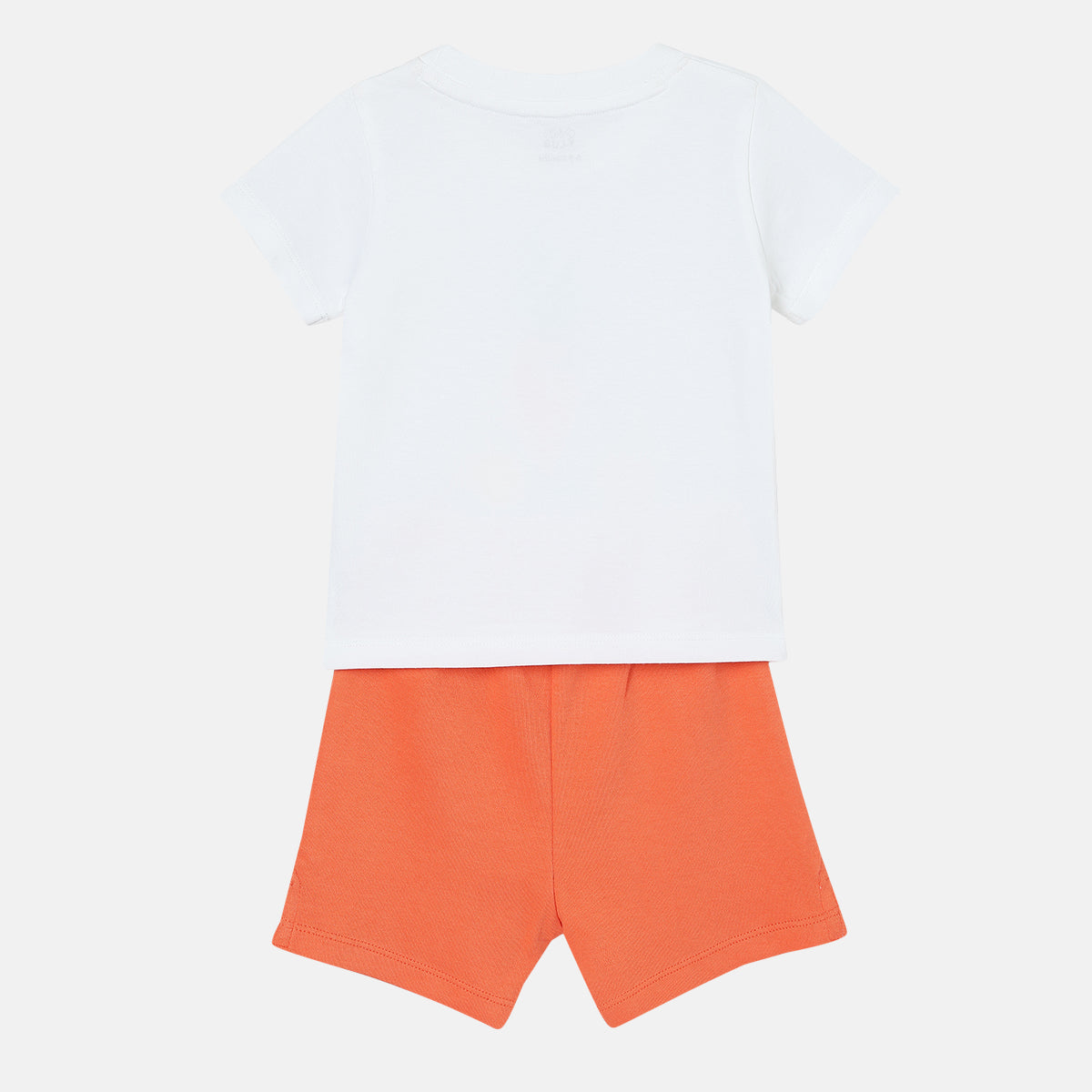 Boys White T-Shirt And Bottom Set