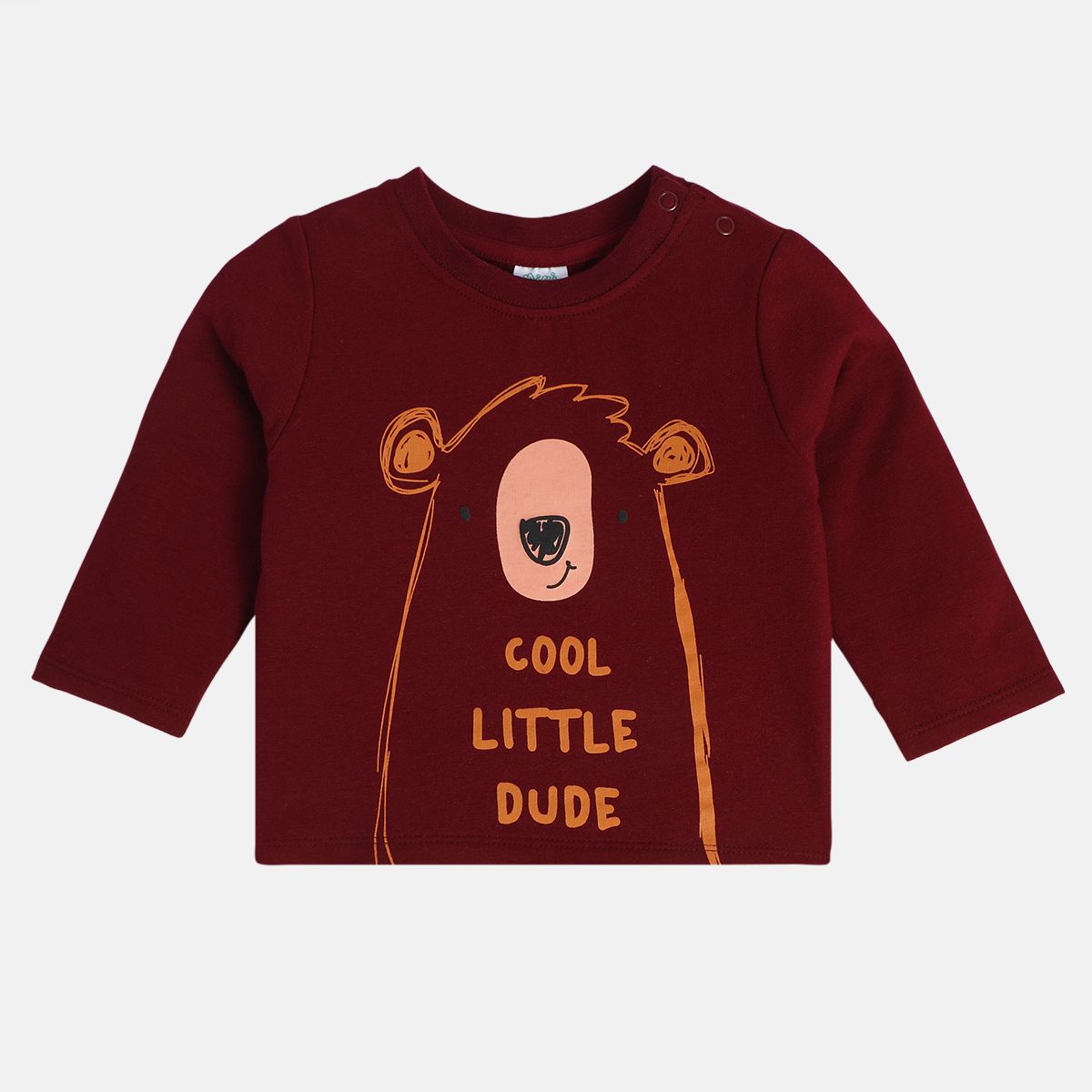 Boys Maroon Top And Bottom