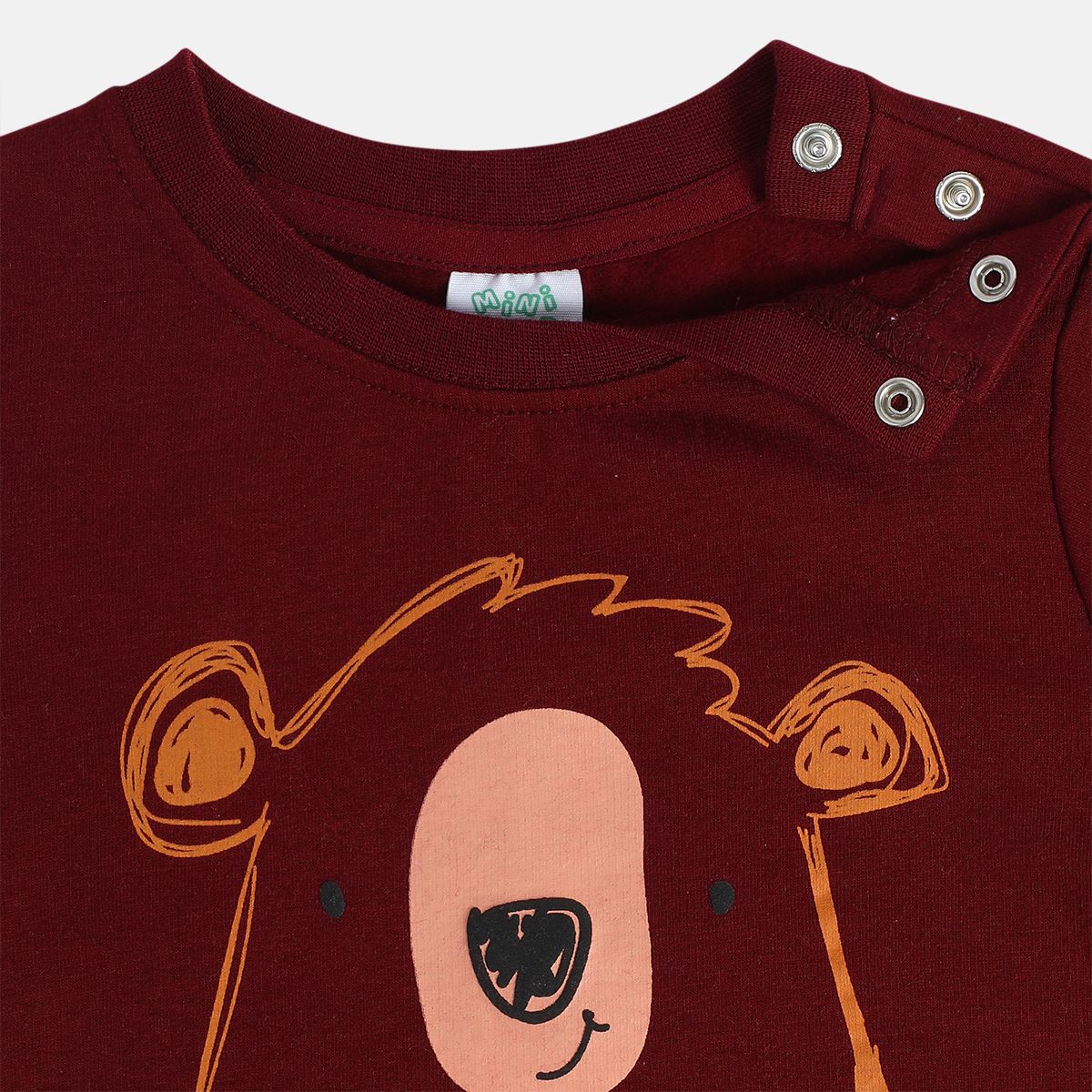 Boys Maroon Top And Bottom