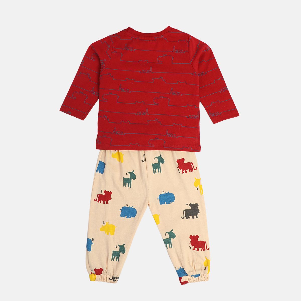 Boys Multicolor Pack Of 2 Top And Bottom