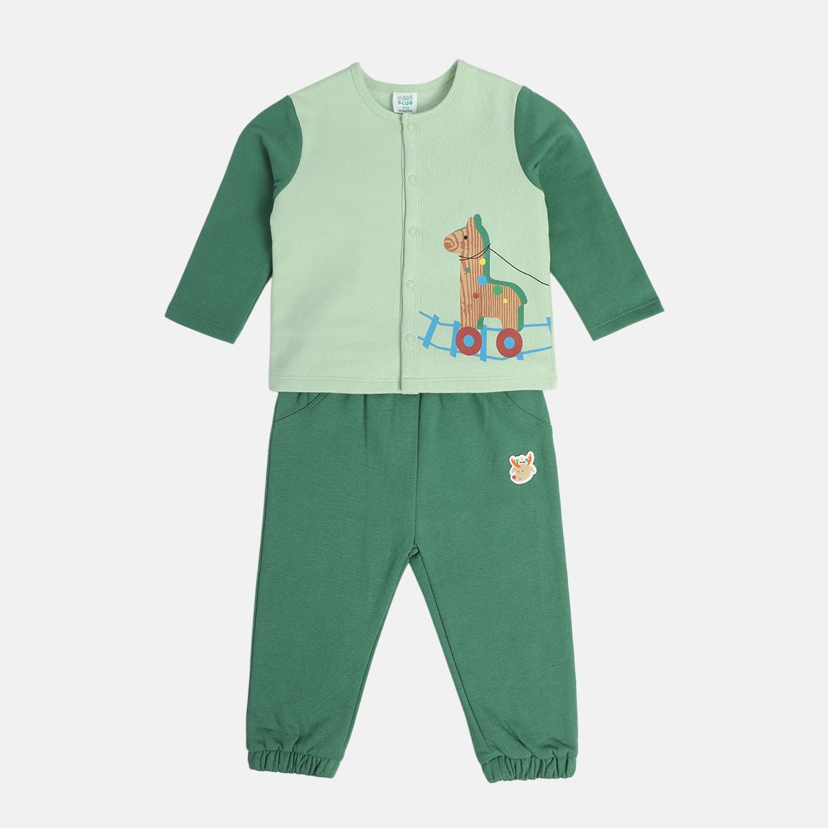 Boys Multicolor Pack Of 2 Top And Bottom