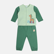 Boys Multicolor Pack Of 2 Top And Bottom