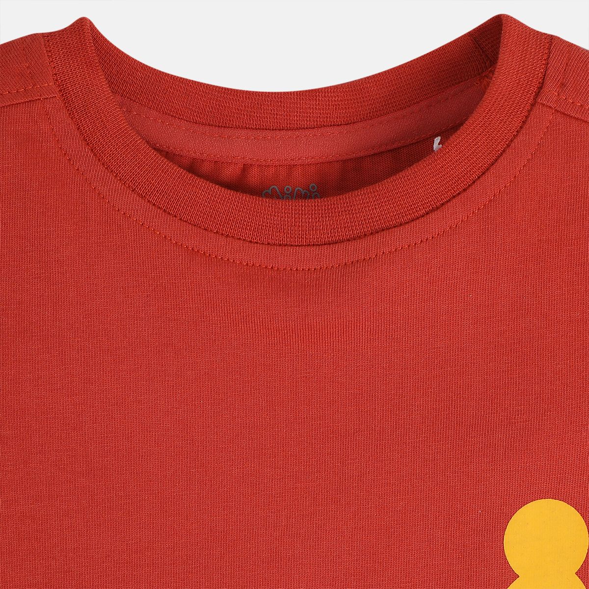 Boys Rust Orange Pack Of 1 T-Shirt