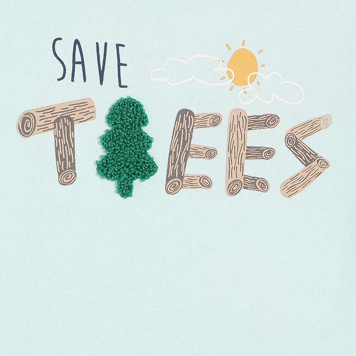 Boys Round Neck Full Sleeve T-Shirt - Blue