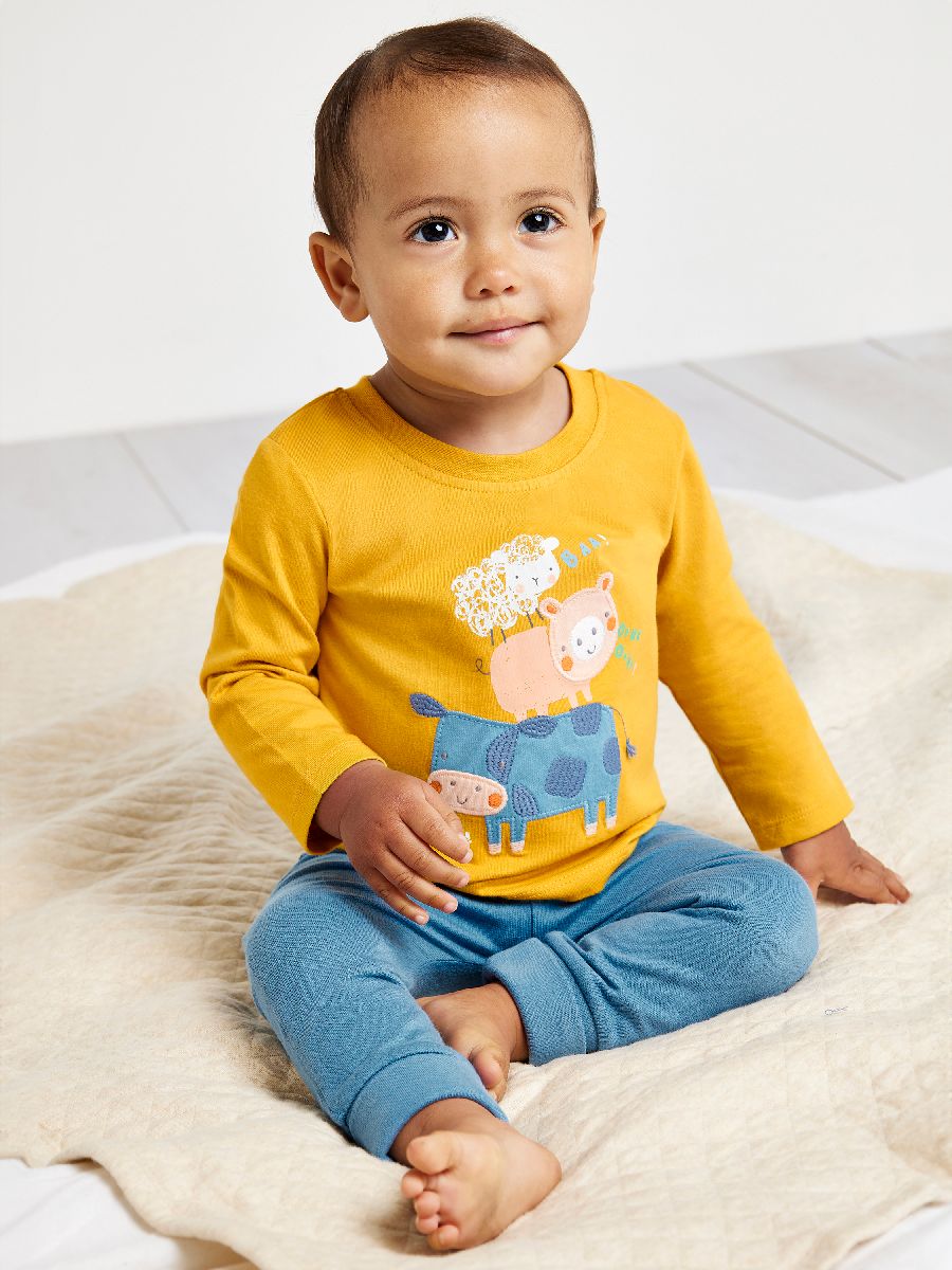 Minicuddles Boys New Born T-Shirt - Multicoloured
