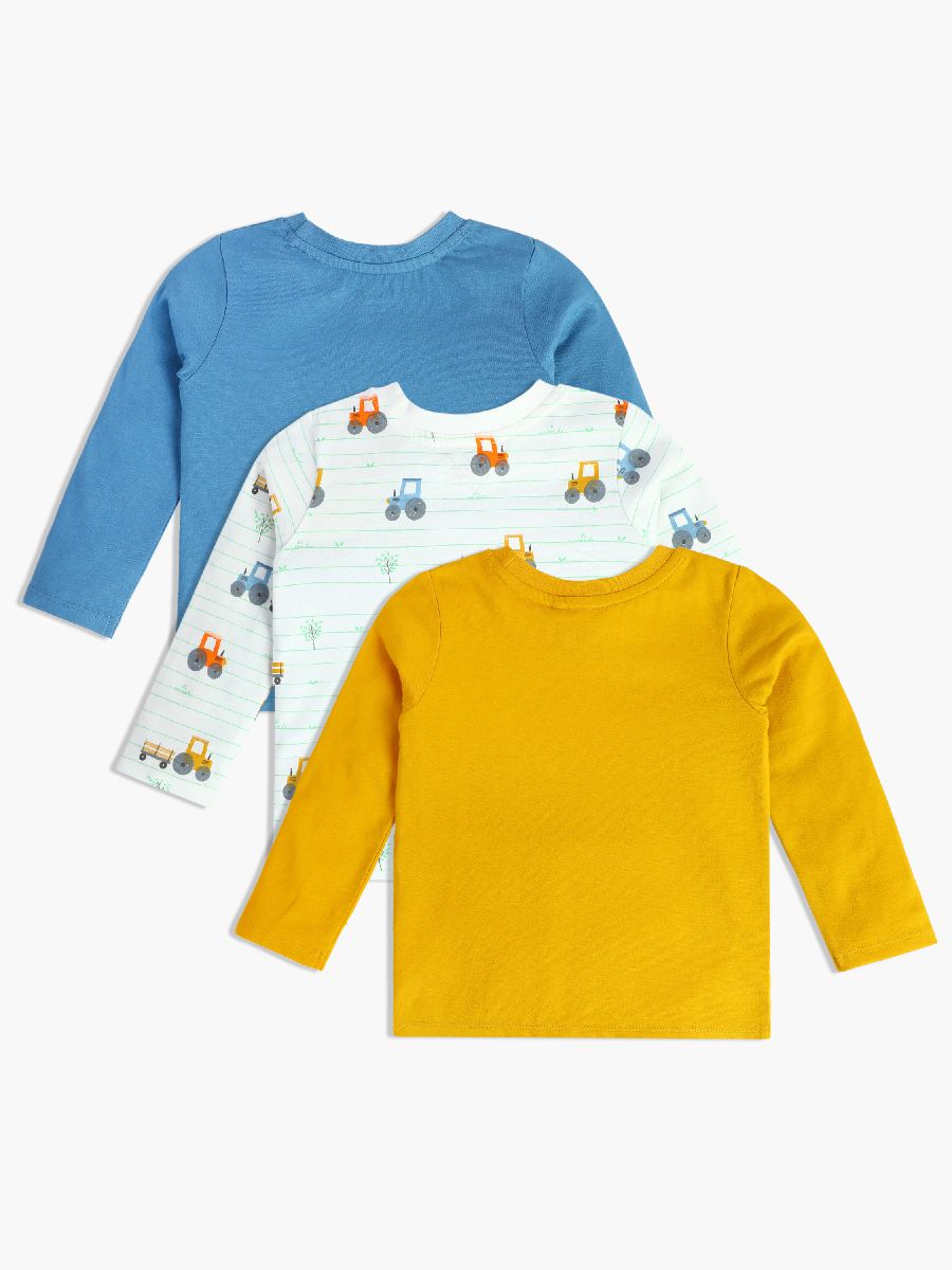 Minicuddles Boys New Born T-Shirt - Multicoloured