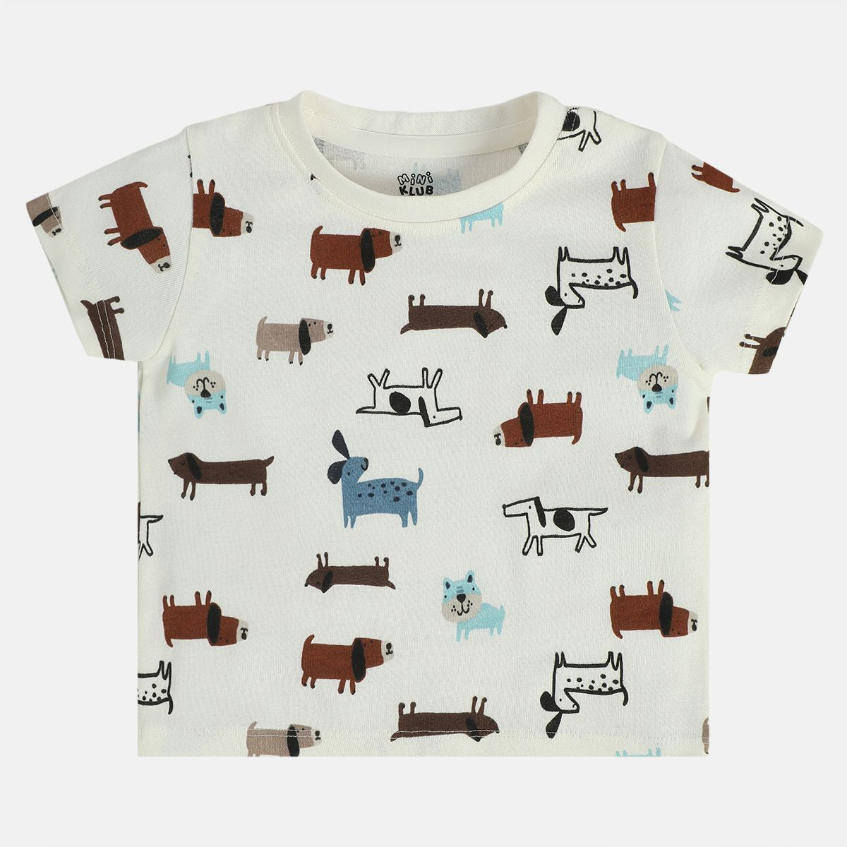Boys White Pack Of 1 T-Shirt