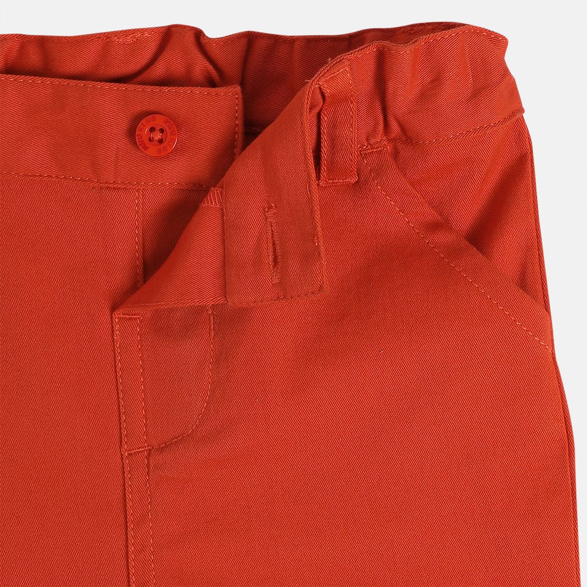 Boys Rust Orange Pack Of 1 Woven Pant