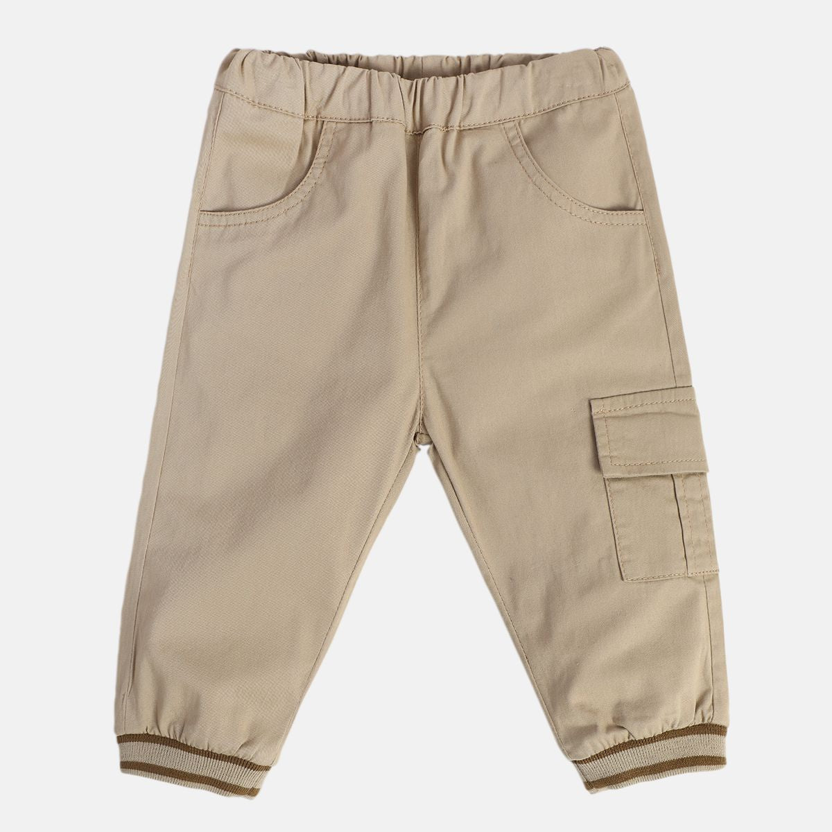 Boys Beige Woven Pant