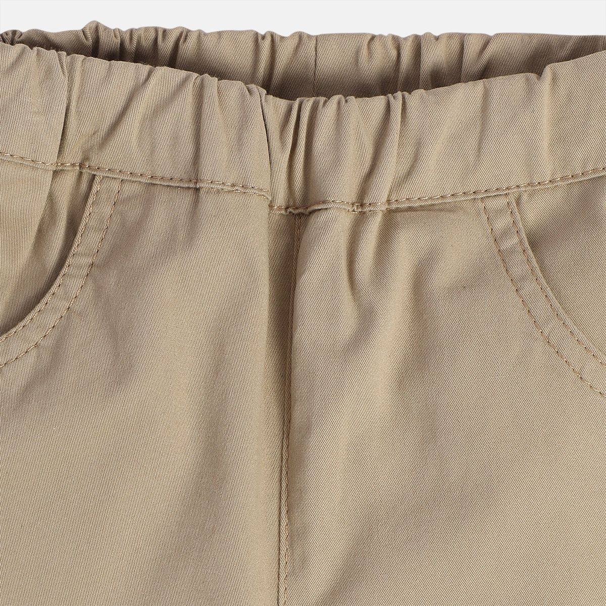 Boys Beige Woven Pant