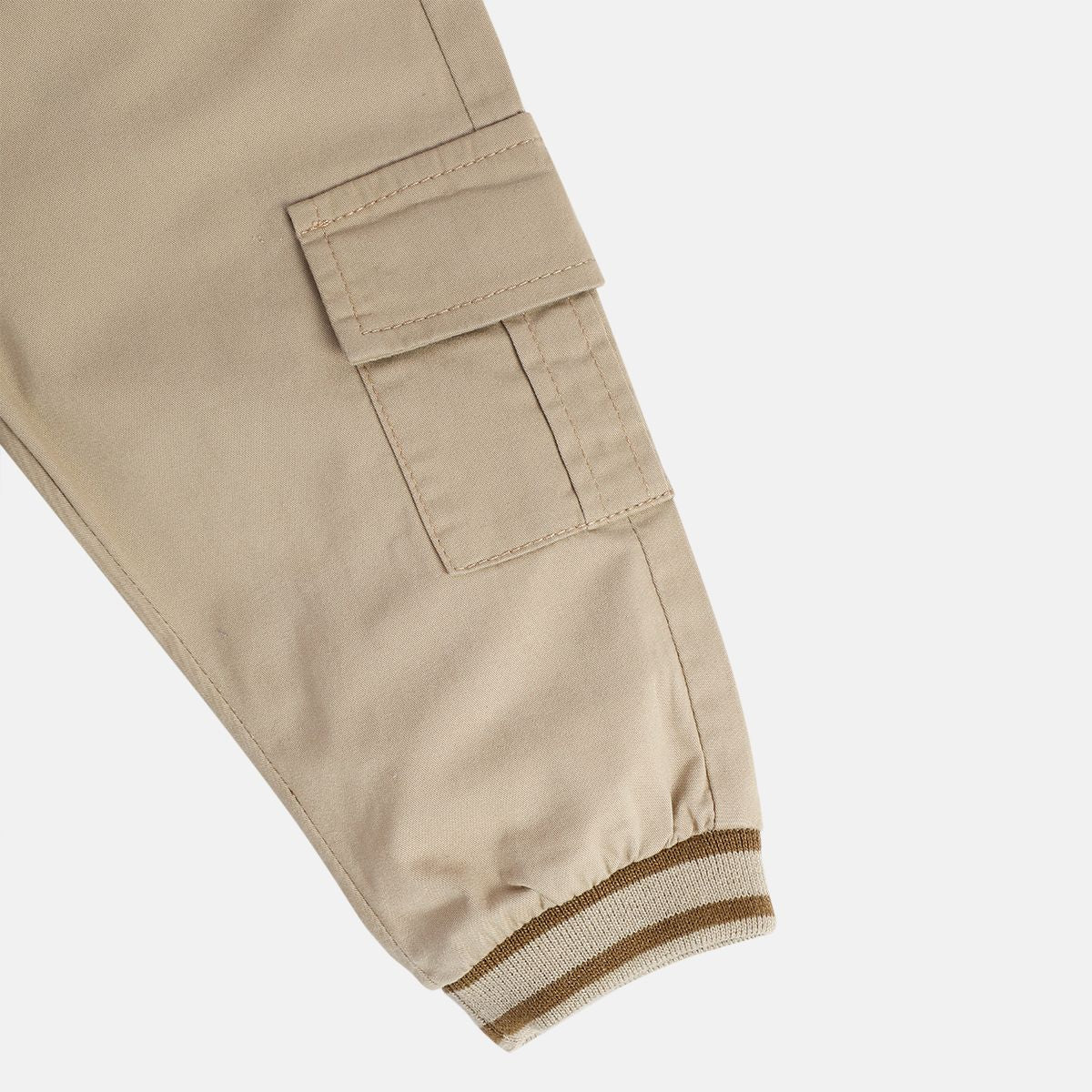 Boys Beige Woven Pant