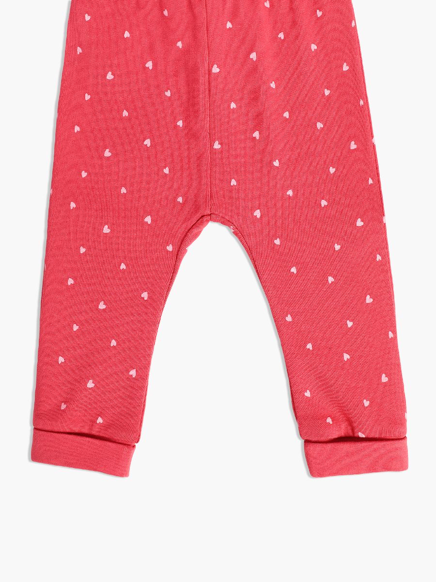 Minicuddles Girl Baby Top And Bottom - Red