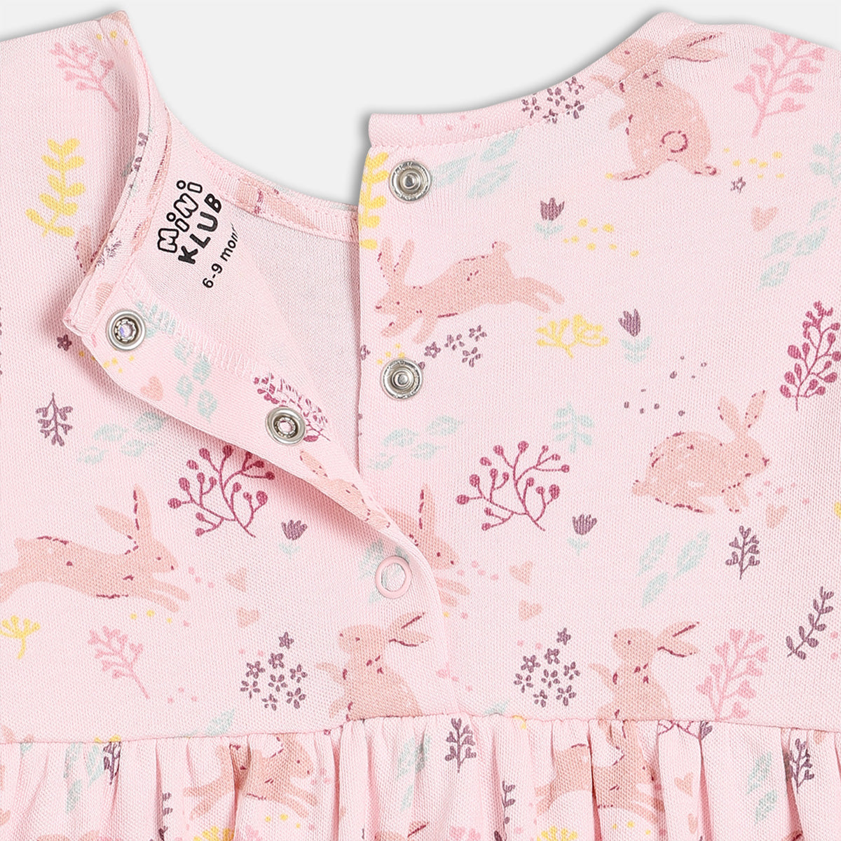 Girls 2 Piece Round Neck Long Sleeve Dress And Stocking - Multi