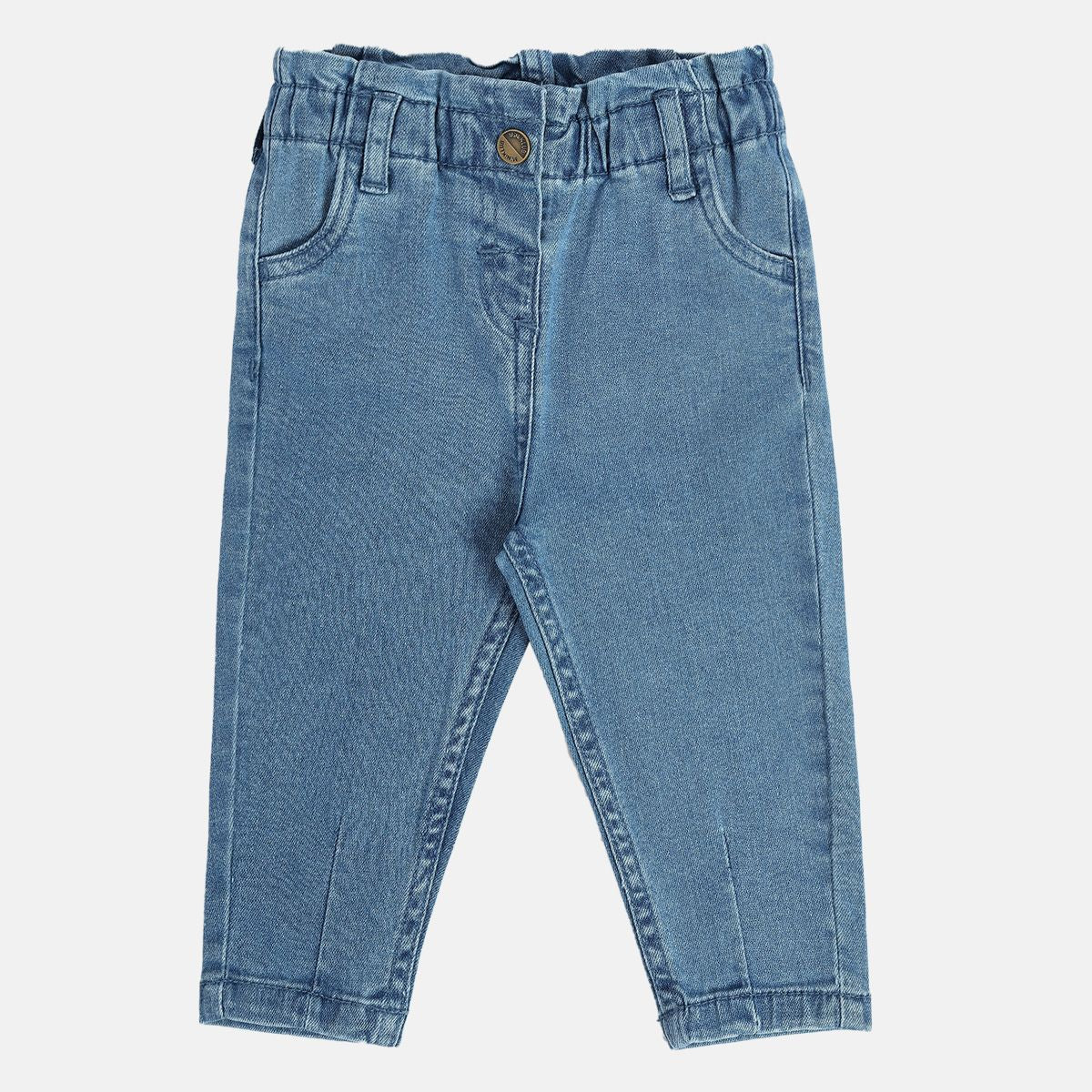 Girls Medium Blue Wash Denim Pant
