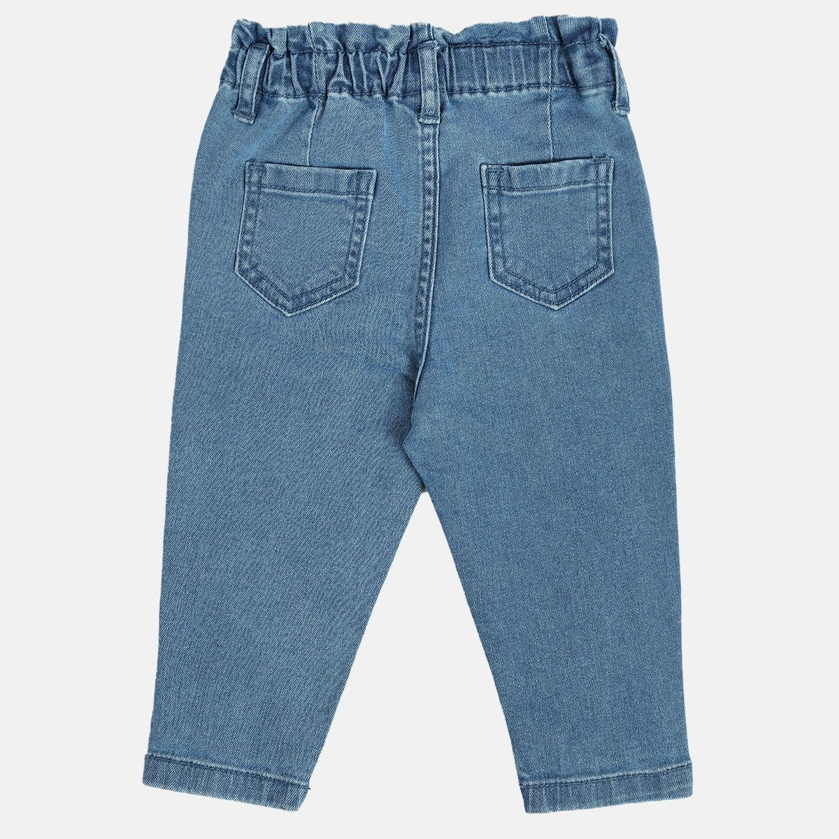 Girls Medium Blue Wash Denim Pant
