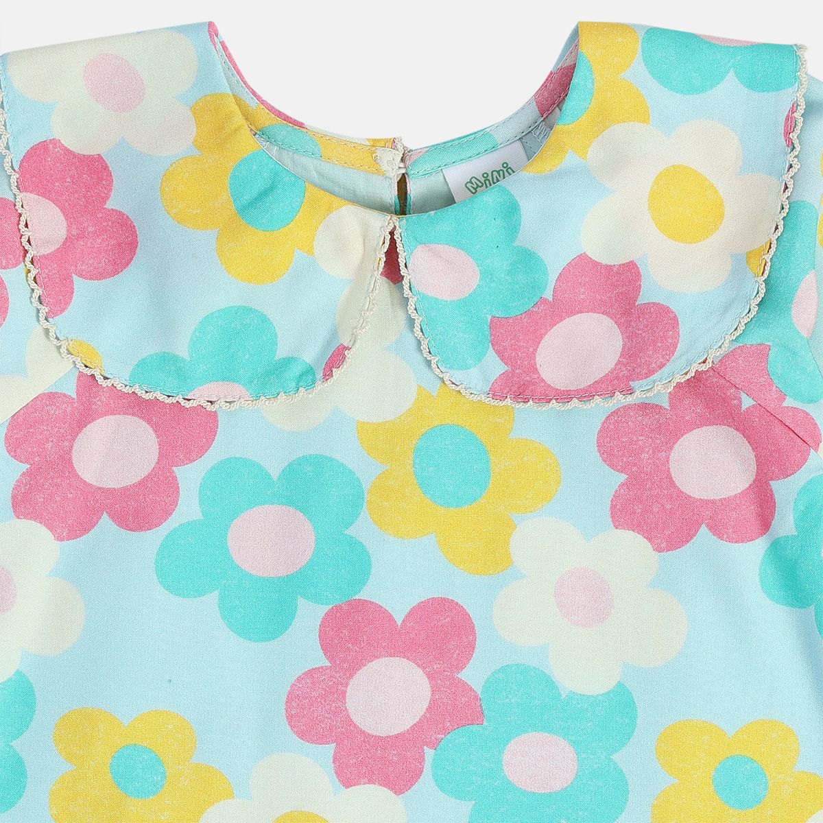 Girls Blue Knee Length Dress