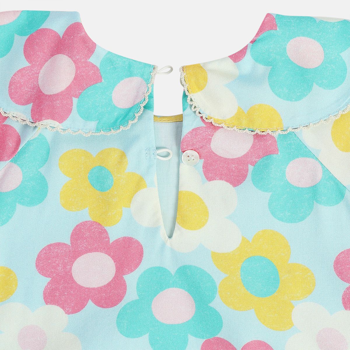 Girls Blue Knee Length Dress