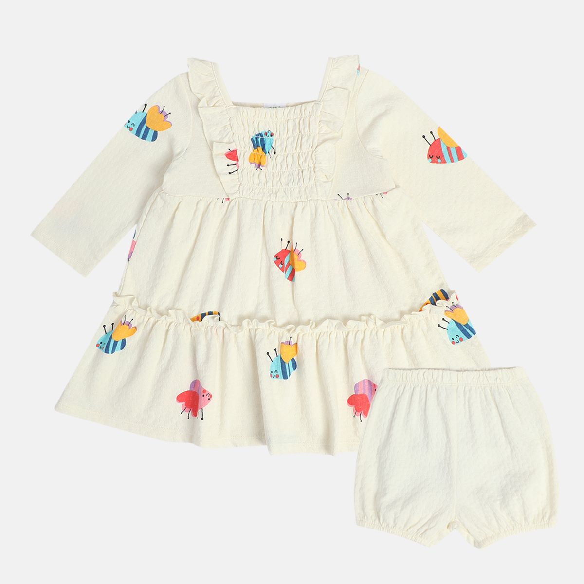Girls Off White Dress