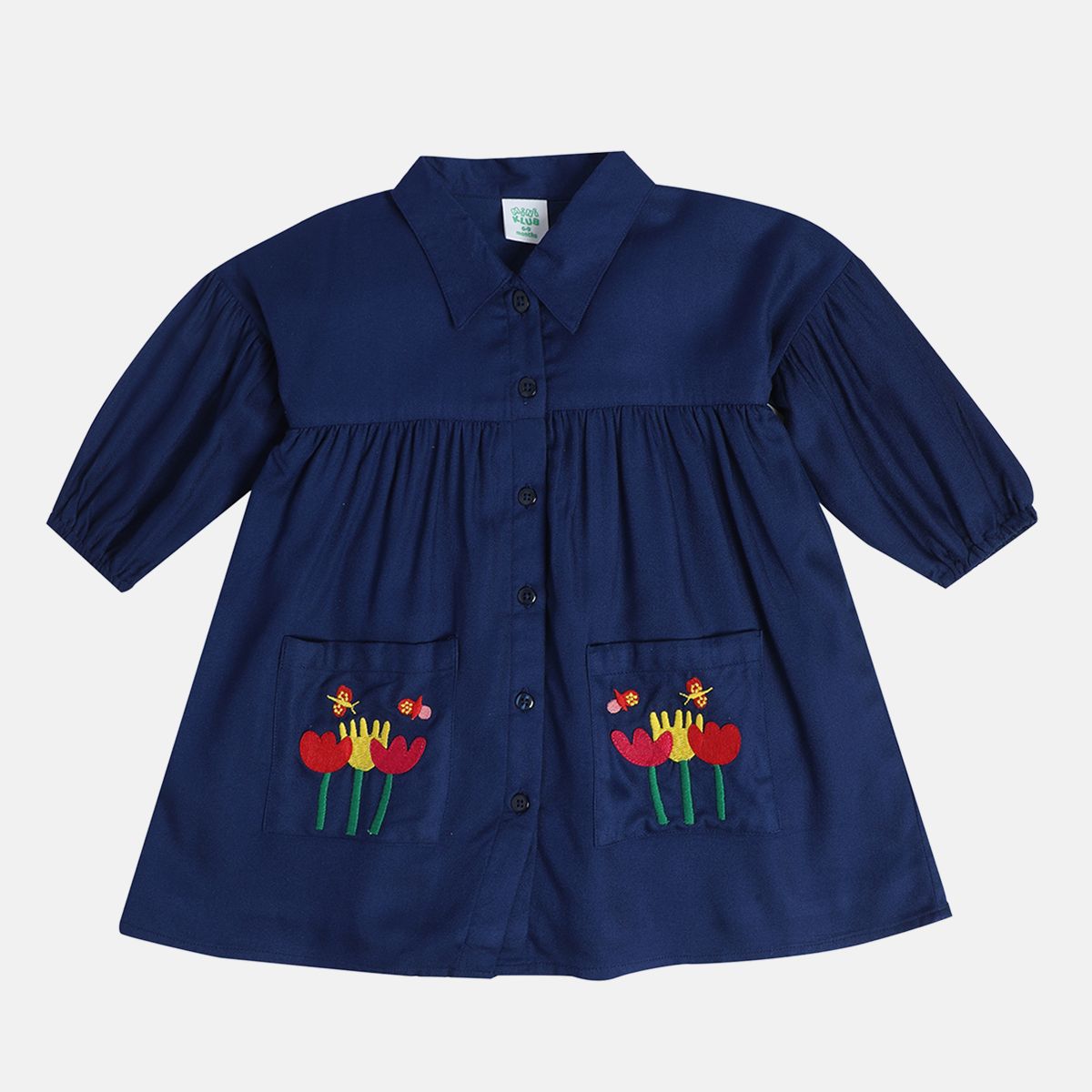 Girls Navy Dress