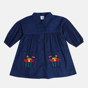 Girls Navy Dress