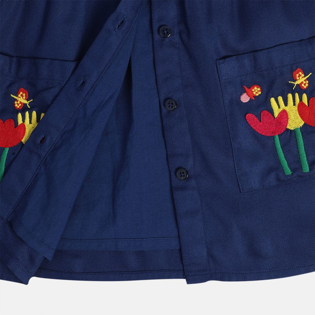 Girls Navy Dress