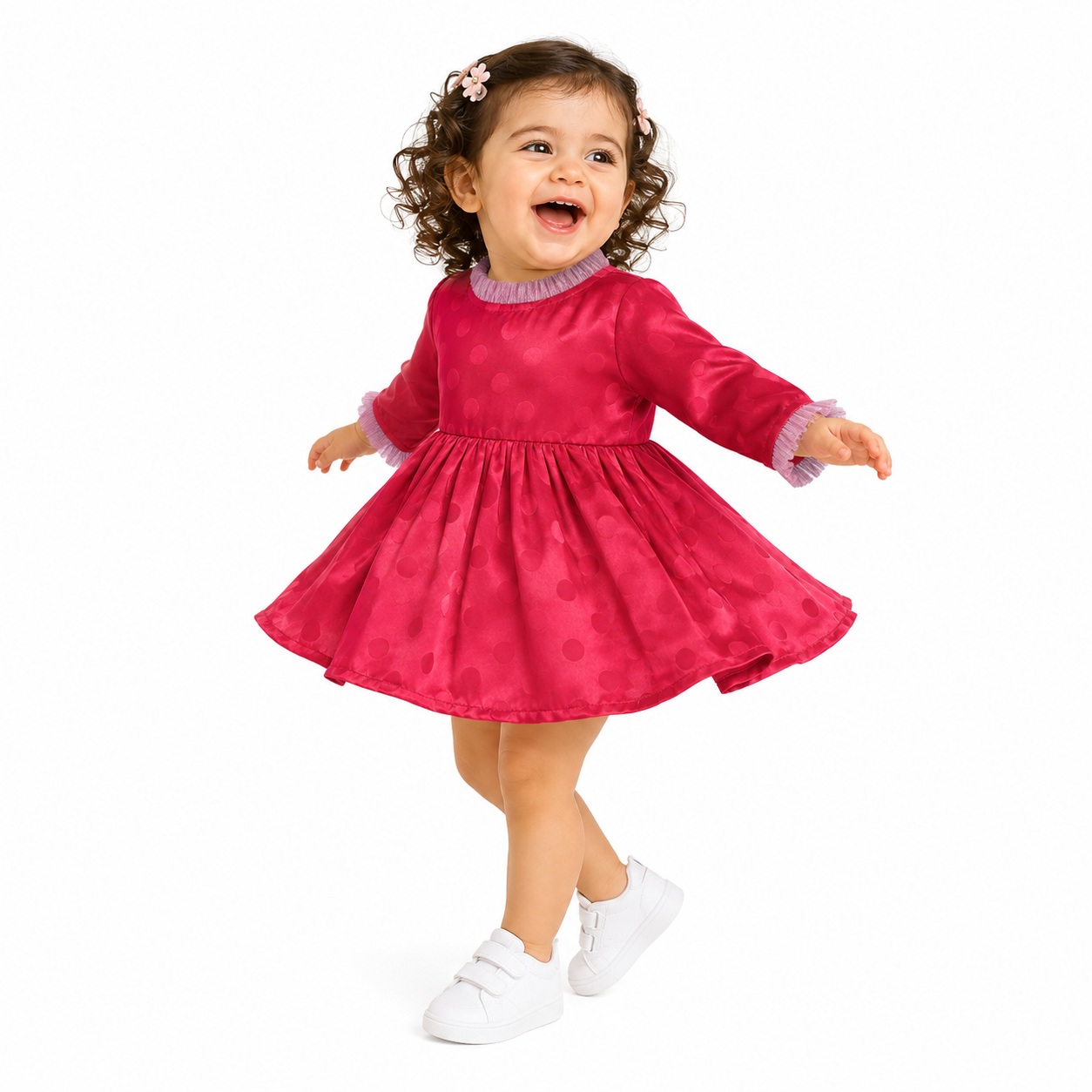 Girls Red Pack Of 2 Dress