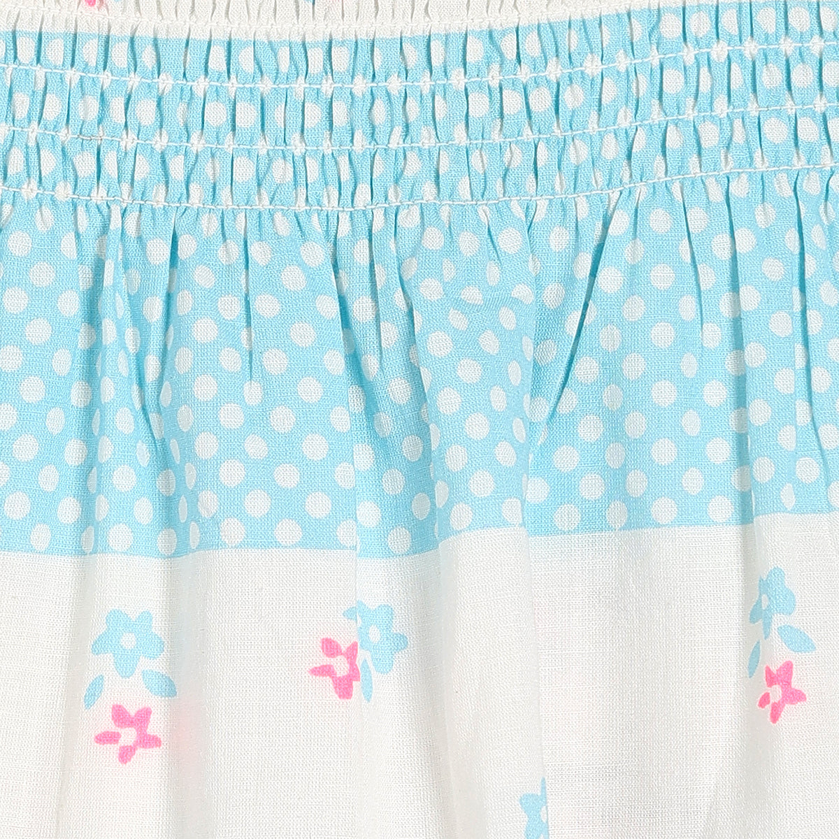 Girls Strap Neck Dress - Blue