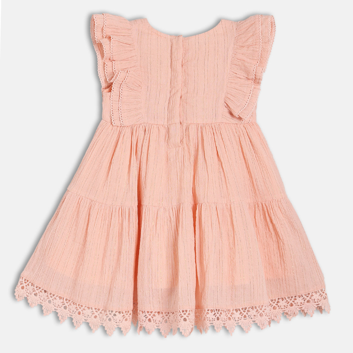 Girls Dress - Peach