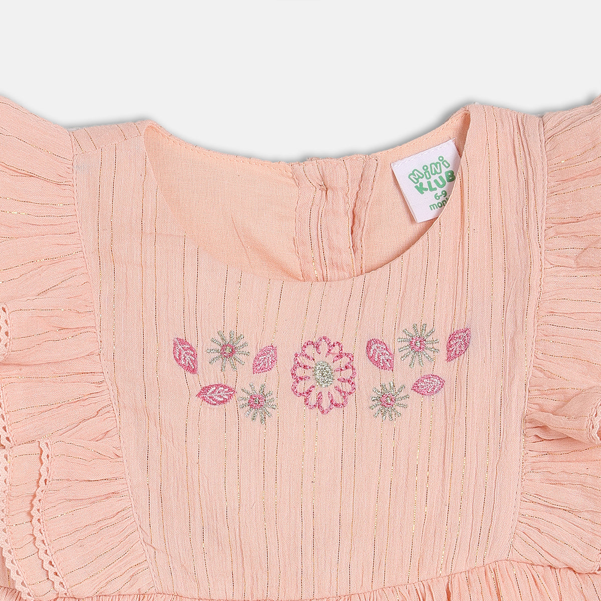 Girls Dress - Peach
