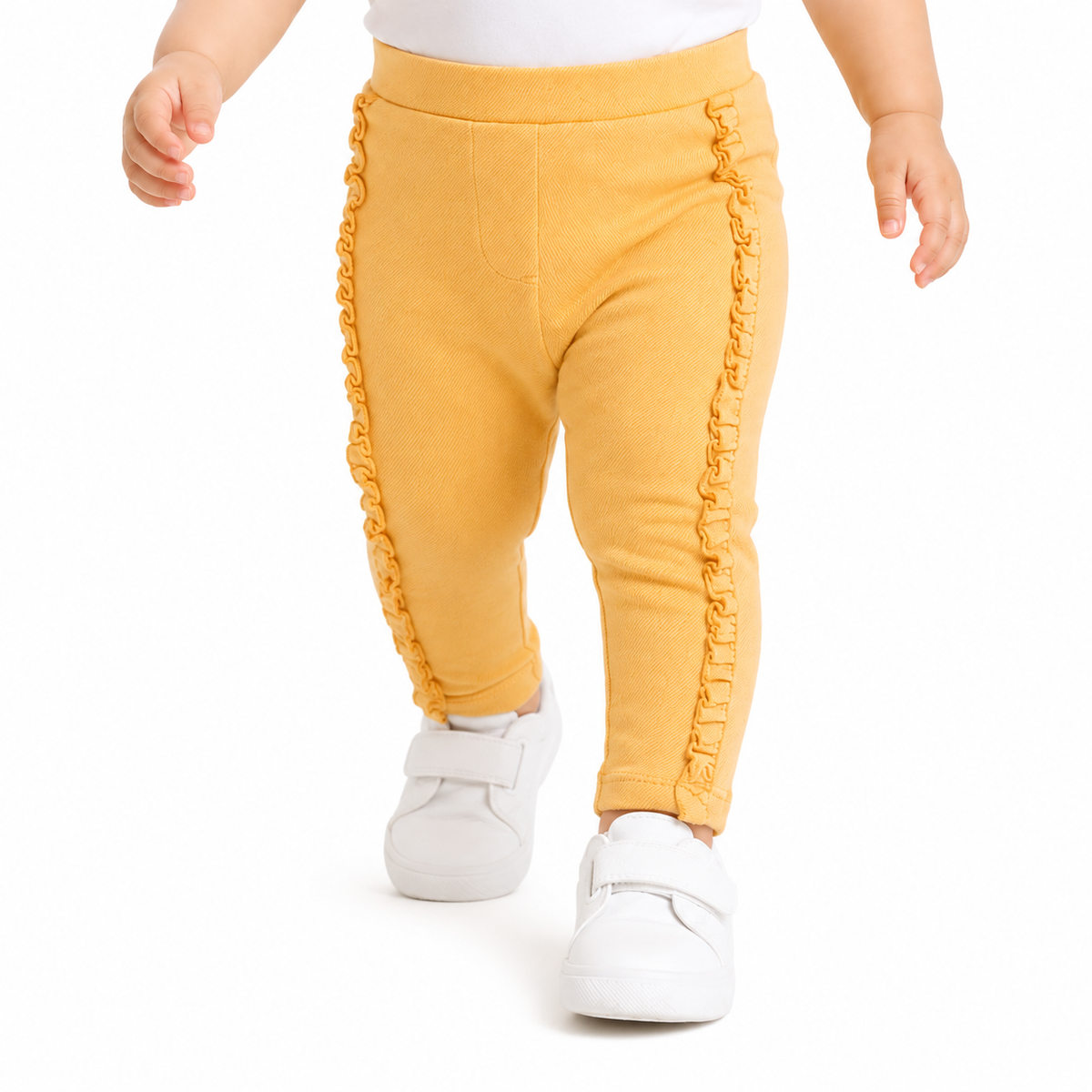 Girls Yellow Pack Of 1 Jegging