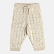 Girls Off White Knit Bottom