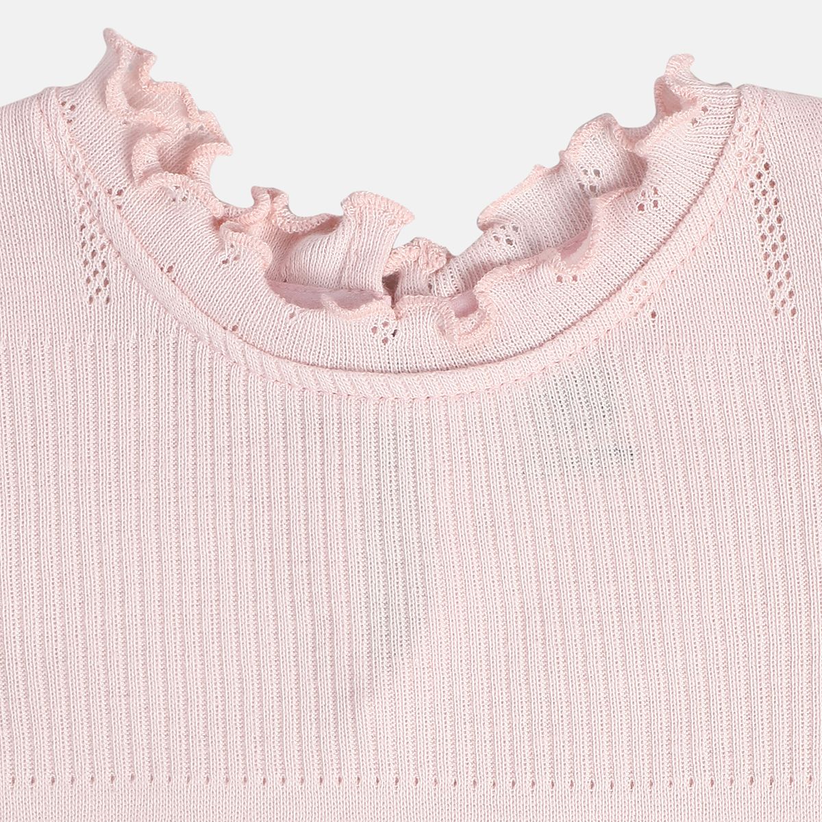 Girls Pink Knit Top