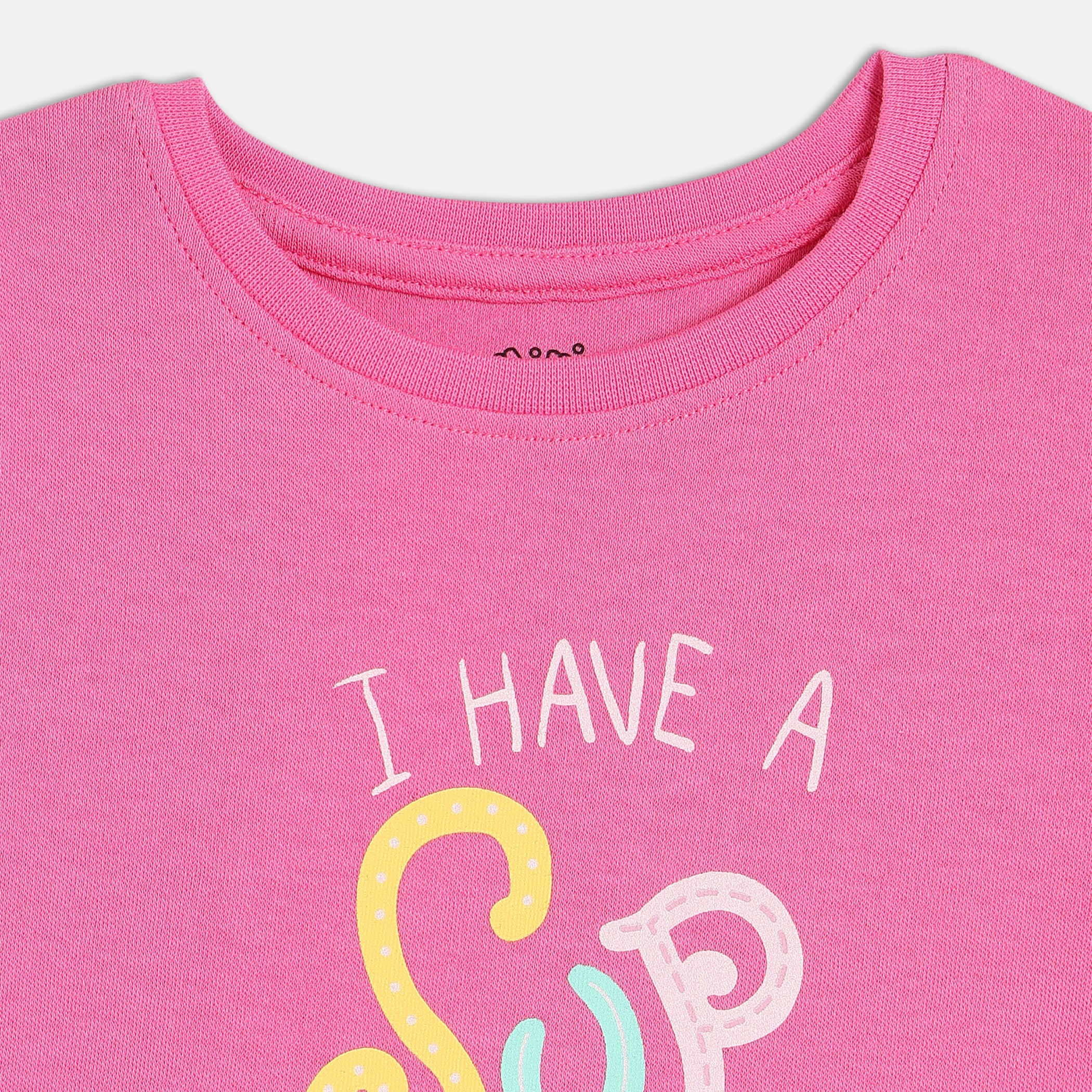 Girl Pink Knit Top