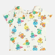 Girls Marshmallow Knit Top