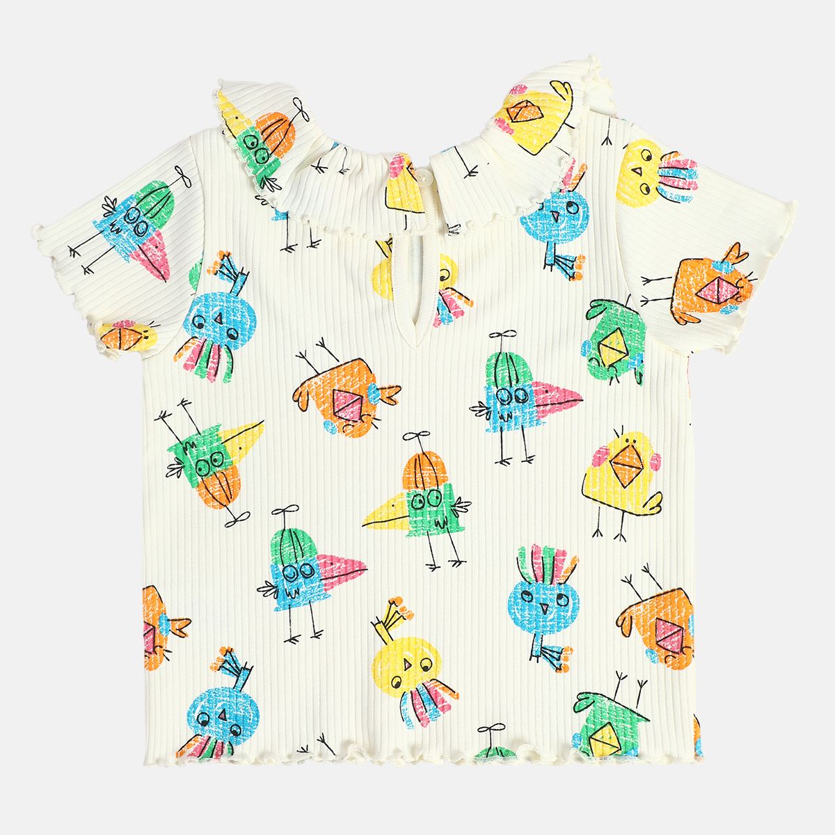 Girls Marshmallow Knit Top