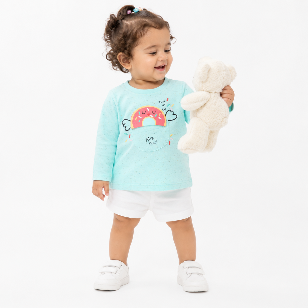 Girls Blue Pack Of 1 Knit Top
